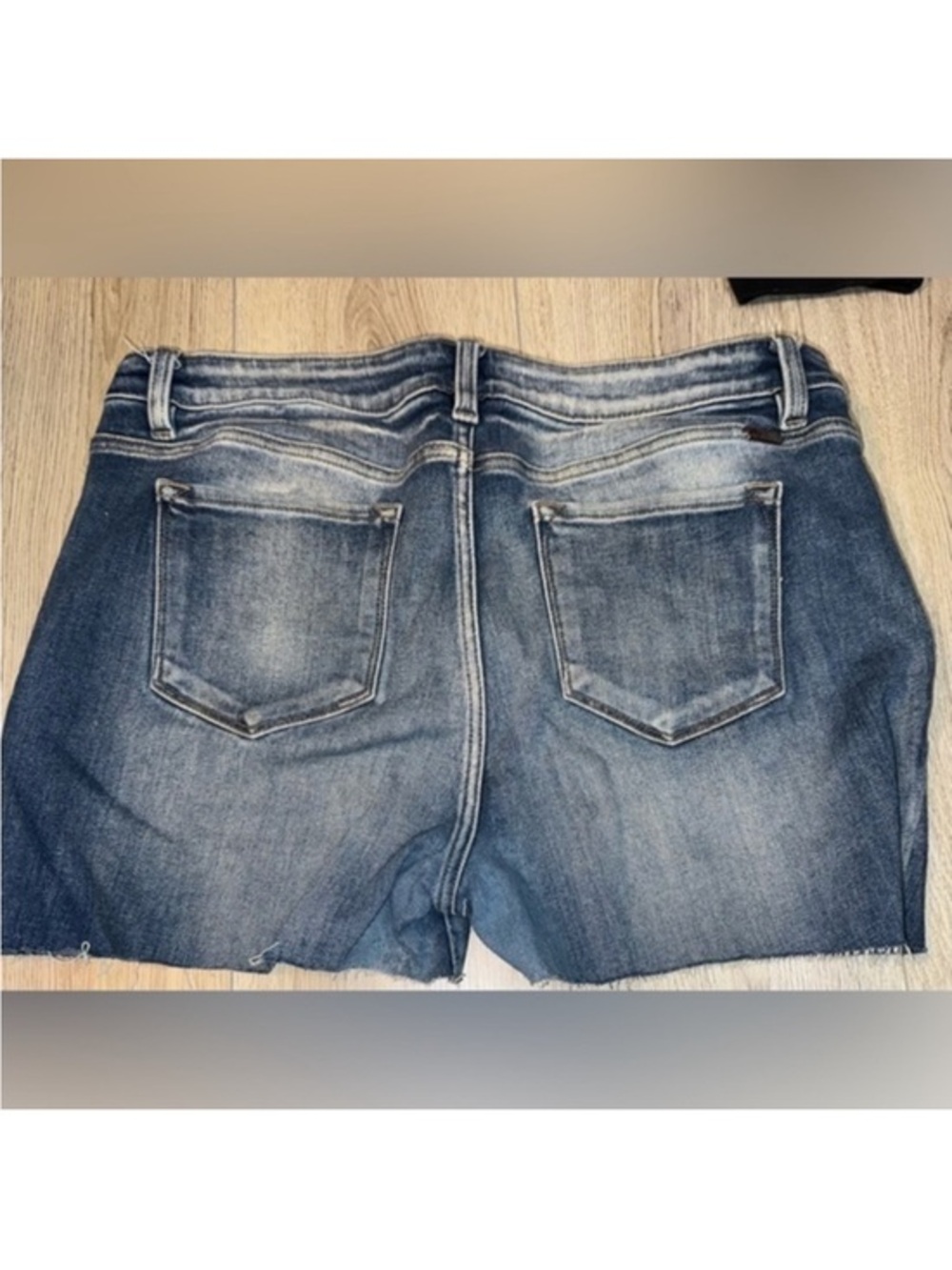 Kancan blue cut off jean shorts
